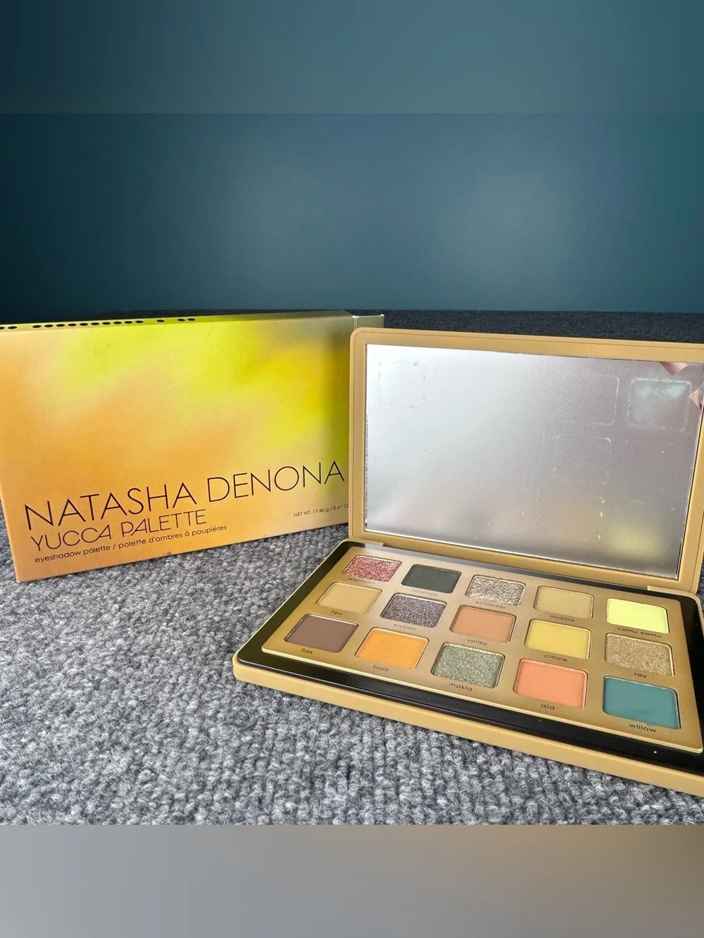 BNIB NATASHA DENONA YUCCA Eyeshadow PALETTE FULL SIZE 15 matte shimmer SHADES